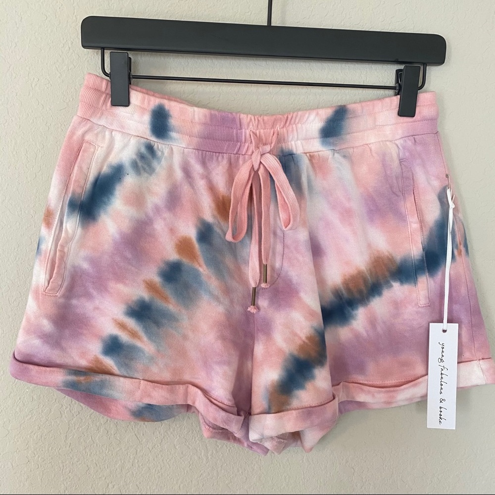 NWT Young Fabulous & Broke Tie Dye Shorts - Picture 4 of 6